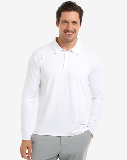 BloqUV Men's Long Sleeve Collared Shirt