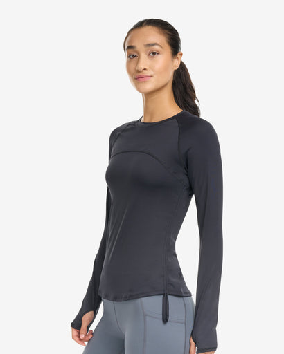 BloqUV Women's Drawstring Crew Shirt