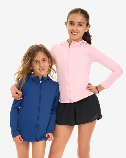 BloqUV Kid's Full Zip Hoodie Top