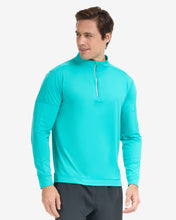 Load image into Gallery viewer, BloqUV Men's Mock Zip Top
 - 48