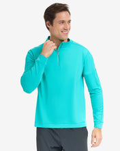 Load image into Gallery viewer, BloqUV Men's Mock Zip Top
 - 50
