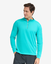 Load image into Gallery viewer, BloqUV Men's Mock Zip Top
 - 51