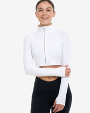 Load image into Gallery viewer, BloqUV Women's Full Zip Crop Top Sun Shirt
 - 33