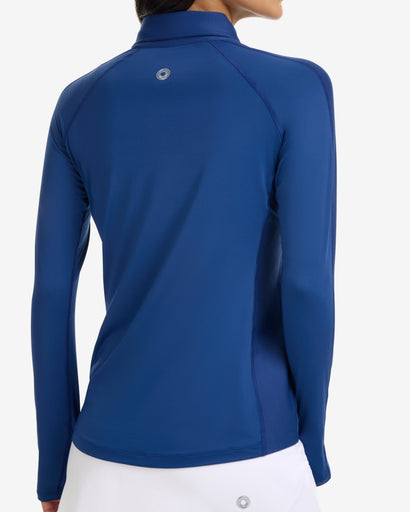 BloqUV Women's Quarter Zip Polo Shirt