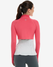 Load image into Gallery viewer, BloqUV Women's Full Zip Crop Top Sun Shirt
 - 8