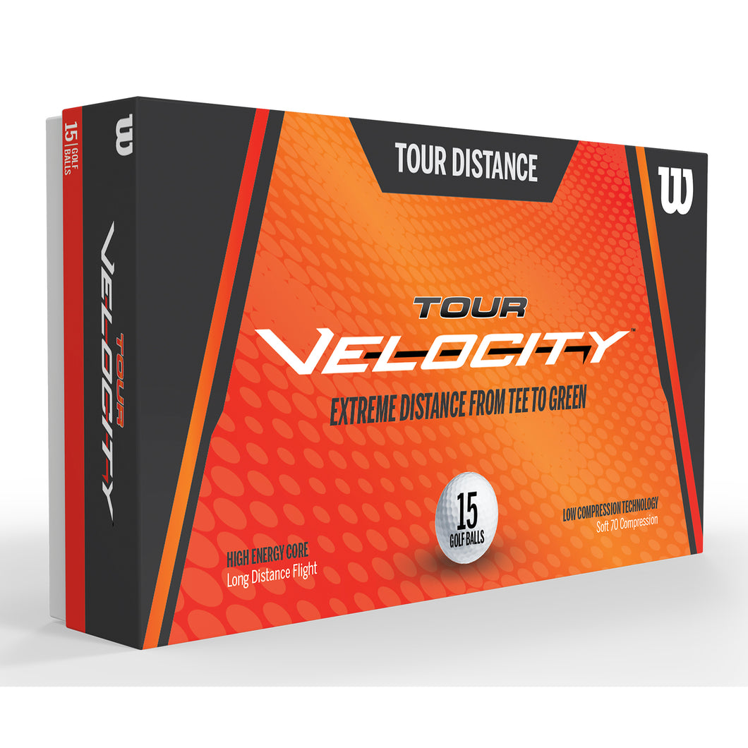 Wilson Tour Velocity Distance Golf Balls 15 Pk 21 - Default Title