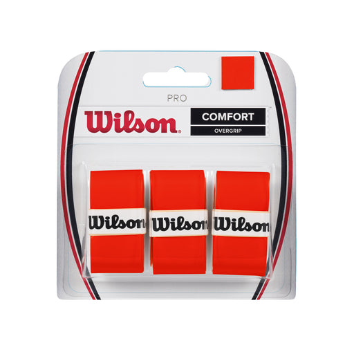 Wilson Pro Burn Orange 3-Pack Overgrip - Default Title