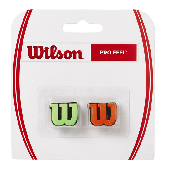 Wilson Pro Feel Racquet Green/Orange Tennis Dampener