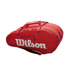 Load image into Gallery viewer, Wilson Super Tour 3 Compartment Red Tennis Bag - Default Title
 - 1