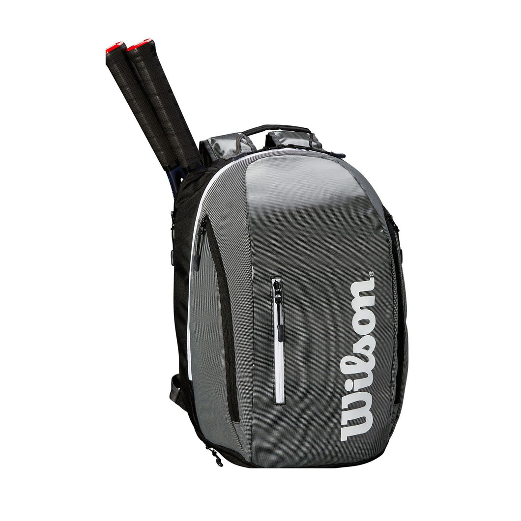 Wilson Super Tour Grey Tennis Backpack - Default Title