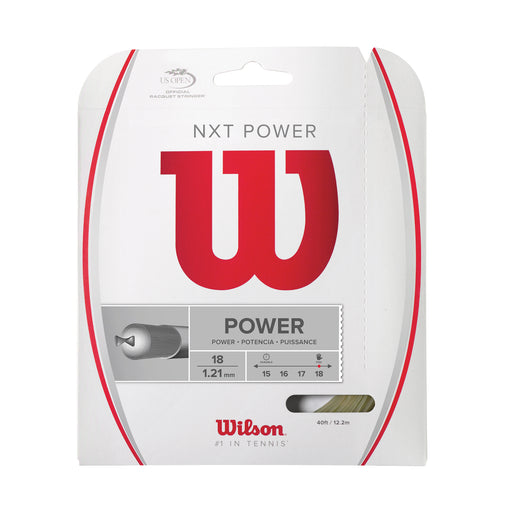 Wilson NXT Power 18g Tennis String - Default Title