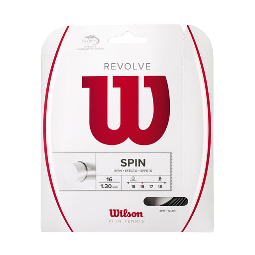 Wilson Revolve 16g Black Tennis String - Default Title