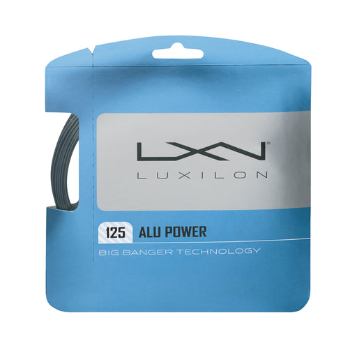 Luxilon ALU Power Silver 17g Tennis String - Default Title