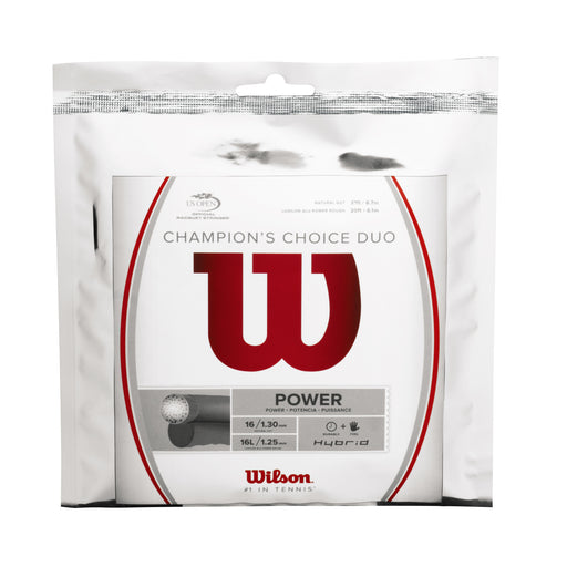 Wilson Champions Choice Duo Hybrid Tennis String - Default Title