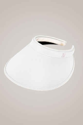 Glove It White Wide Brim Slide On Visor
