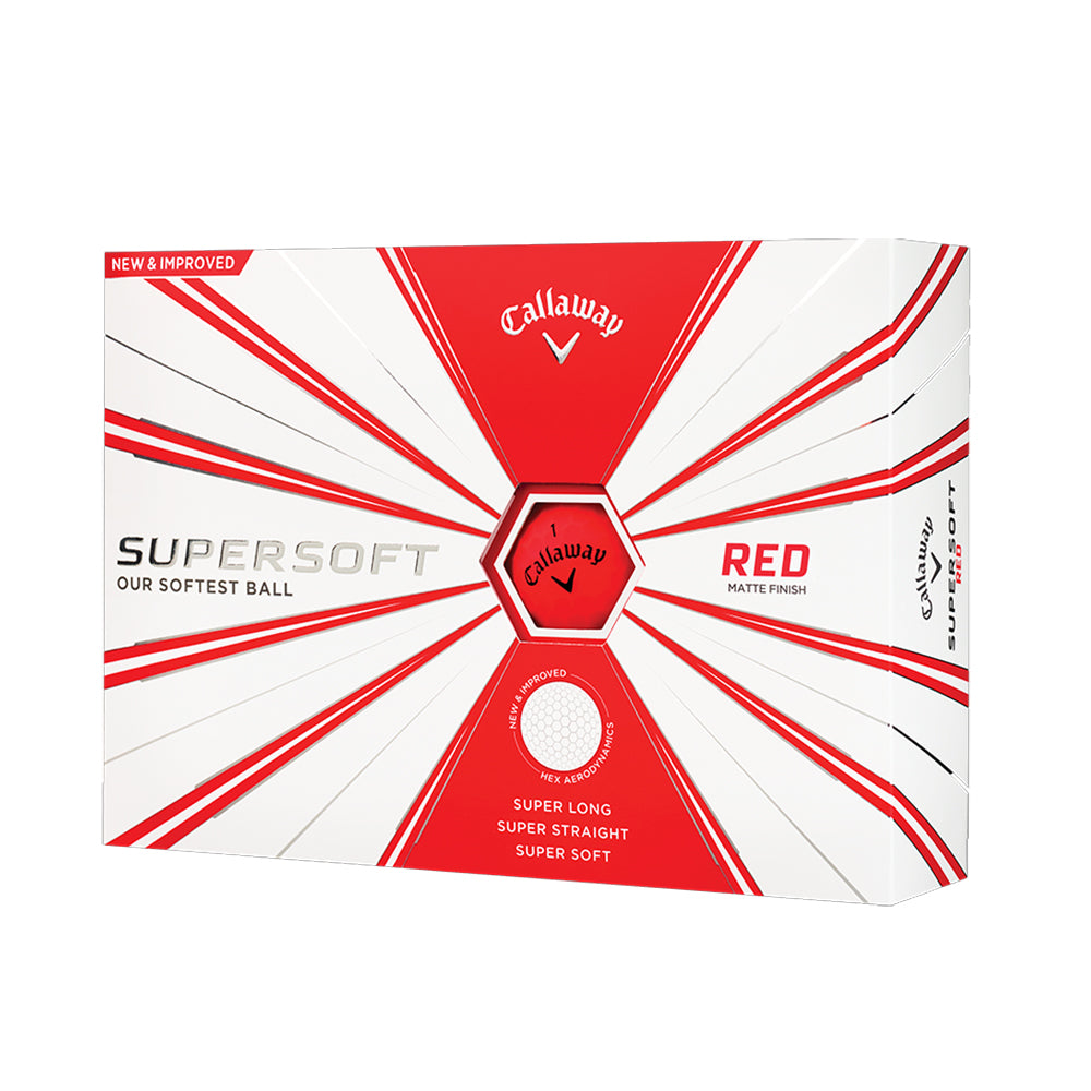 Callaway Supersoft Red Golf Balls - Default Title