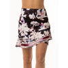 Lucky In Love In Bloom Asymmetrical Ruched Long Womens Golf Skort