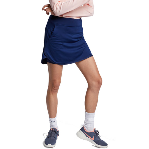 Nike Dri-FIT 17in Womens Golf Skort - 492 BLUE VOID/XL