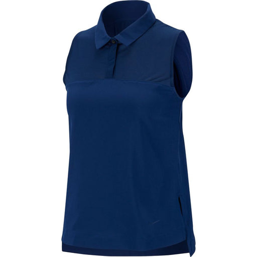 Nike Flex Womens Sleeveless Golf Polo - 492 BLUE VOID/L