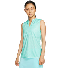 Load image into Gallery viewer, Nike Dri-FIT Blade Womens Sleeveless Golf Polo - 434 LIGHT AQUA/L
 - 5