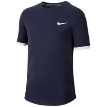 Load image into Gallery viewer, Nike Court Dry Boys Tennis Crew Neck - 451 OBSIDIAN/XL
 - 7