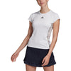 Adidas Matchcode White Womens Short Sleeve Tennis Shirt