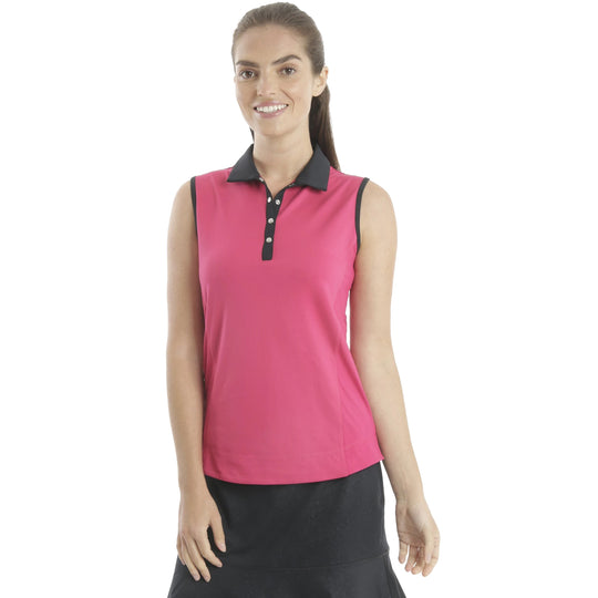 Chase54 Serum Womens Sleeveless Golf Polo