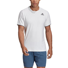 Load image into Gallery viewer, Adidas FreeLift White Mens SS Crew Tennis Shirt
 - 1