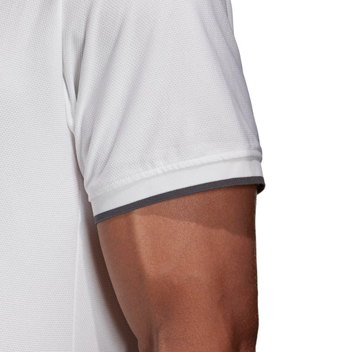 Adidas FreeLift White Mens SS Crew Tennis Shirt