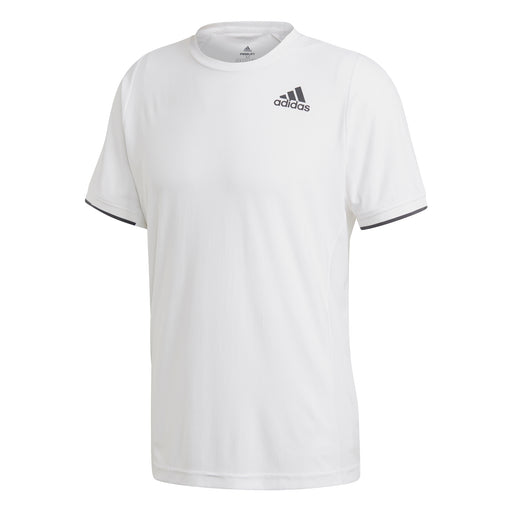 Adidas FreeLift White Mens SS Crew Tennis Shirt