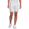 Adidas HEAT.RDY White 2 in 1 7in Mens Tennis Shorts