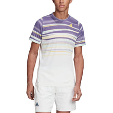 Load image into Gallery viewer, Adidas FL HEAT.RDY WHT Mens SS Crew Tennis Shirt
 - 1