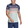 Adidas FreeLift HEAT.RDY Green Indigo Mens Short Sleeve Crew Tennis Shirt