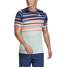 Load image into Gallery viewer, Adidas FL HEAT.RDY GN In Mens SS Crew Tennis Shirt
 - 1