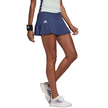 Load image into Gallery viewer, Adidas HEAT.RDY Match Blue Womens Tennis Skirt - Indigo/Green/L
 - 1