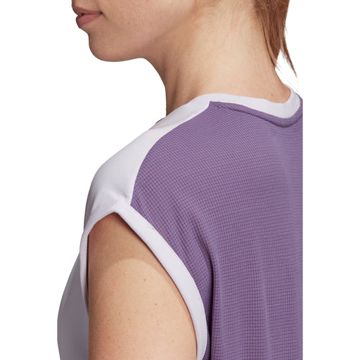 Adidas HEAT.RDY Purple Womens SS Tennis Shirt