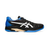 Asics Solution Speed FF Black Blue Mens Tennis Shoes