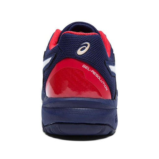 Asics Gel Resolution 8 Red Juniors Tennis Shoes