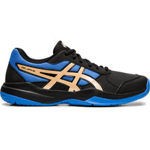 Load image into Gallery viewer, Asics Gel Game 7 Black Blue Juniors Shoes
 - 1