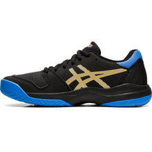 Load image into Gallery viewer, Asics Gel Game 7 Black Blue Juniors Shoes
 - 4