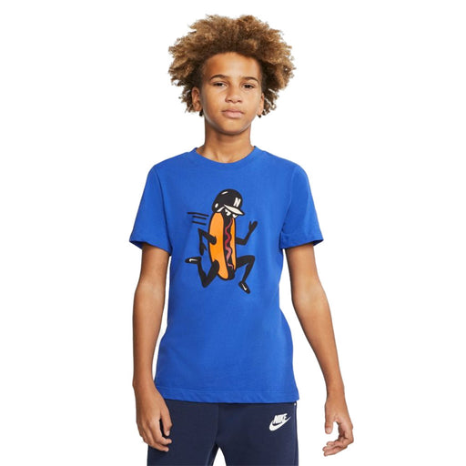 Nike Sportwear Baseball Hotdog Boys T-Shirt - 480 GAME ROYAL/XL