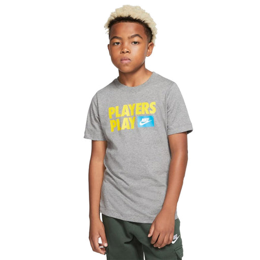 Nike Sportwear Players Play Boys T-Shirt - 091 CARBON/XL