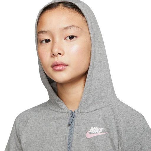 Nike Sportswear Jersey Full Zip Girls Hoodie