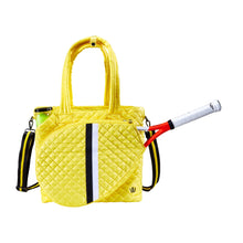 Load image into Gallery viewer, Oliver Thomas Kitchen Sink Tennis Tote - Citron Stripe/One Size
 - 4