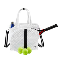 Load image into Gallery viewer, Oliver Thomas Kitchen Sink Tennis Tote - White Stripe/One Size
 - 16