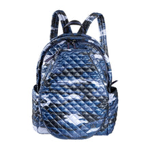 Load image into Gallery viewer, Oliver Thomas Wingwoman Tennis Backpack - Blue Camo/One Size
 - 3