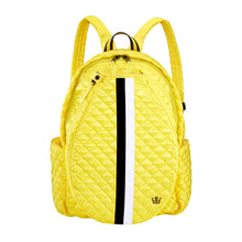 Load image into Gallery viewer, Oliver Thomas Wingwoman Tennis Backpack - Citron Stripe/One Size
 - 4