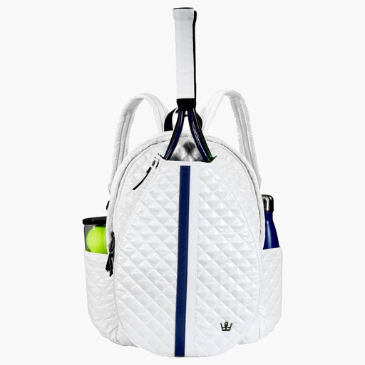 Oliver Thomas Wingwoman Tennis Backpack - White/Navy/One Size