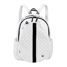 Load image into Gallery viewer, Oliver Thomas Wingwoman Tennis Backpack - White Stripe/One Size
 - 14