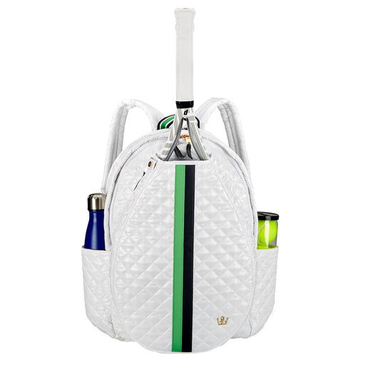 Oliver Thomas Wingwoman Tennis Backpack - Wht/Nvy Green/One Size
